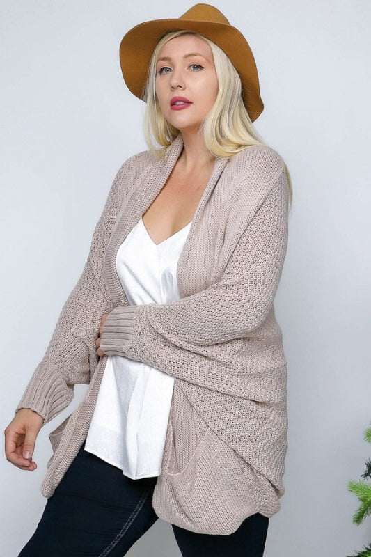 The Sandstone Dolman Knit Cardigan
