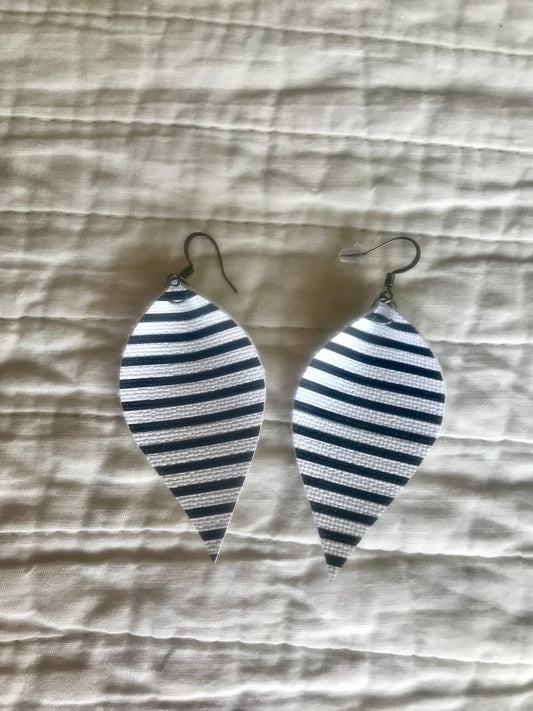 The Elodie Handmade Leather Earrings