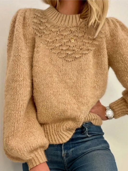 The Linden Textured Knit Crewneck Sweater — Sparrow & Hearth