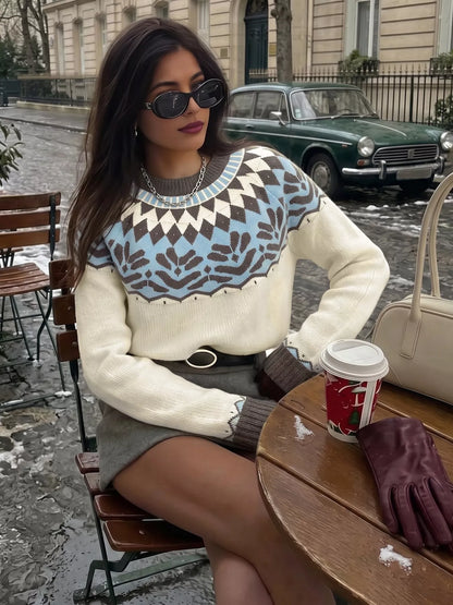 The Aspen Fair Isle Crewneck Sweater — Sparrow & Hearth