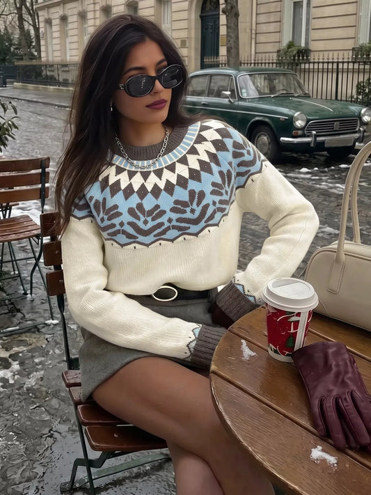 The Aspen Fair Isle Crewneck Sweater — Sparrow & Hearth