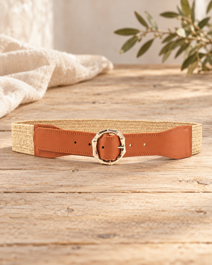 The Arden Braided Buckle Belt — Sparrow & Hearth rustic product photography