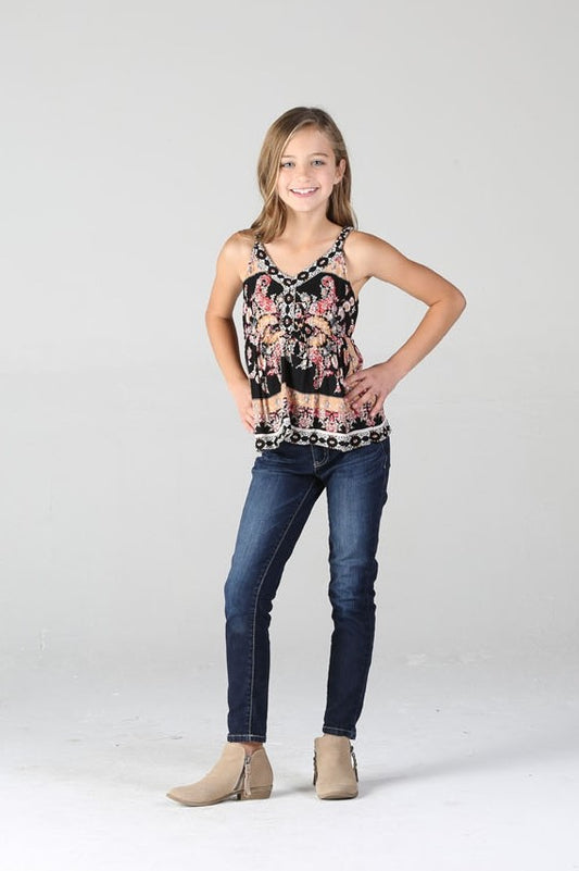 The Little Wanderer Kids Boho Tank