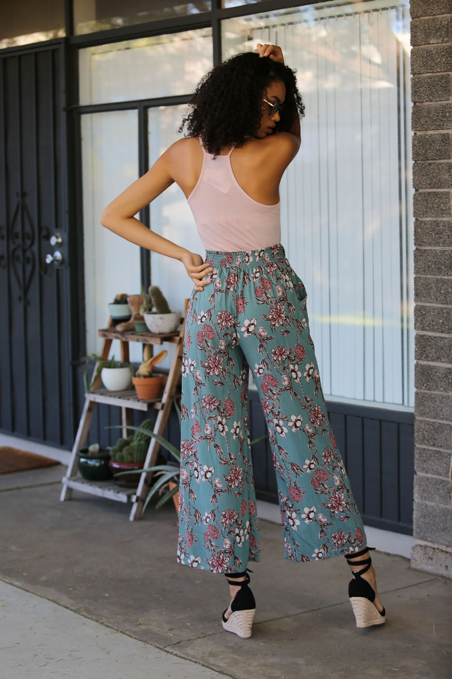 The Willow Lane Self-Tie Wide-Leg Pants