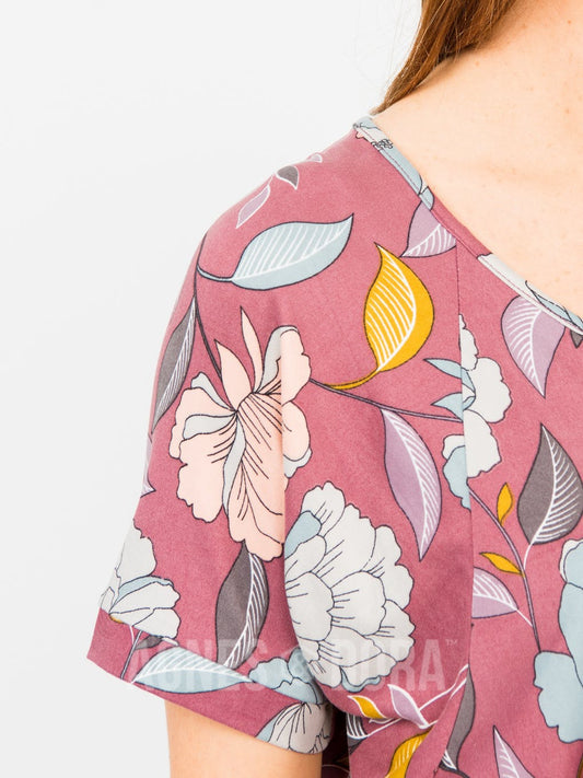Heartland Top Mauve Floral