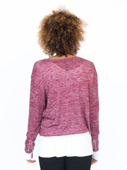 Hearthside Pullover Burgundy