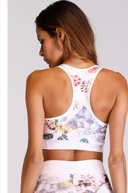 The Wildflower Bloom Athletic Sports Bra