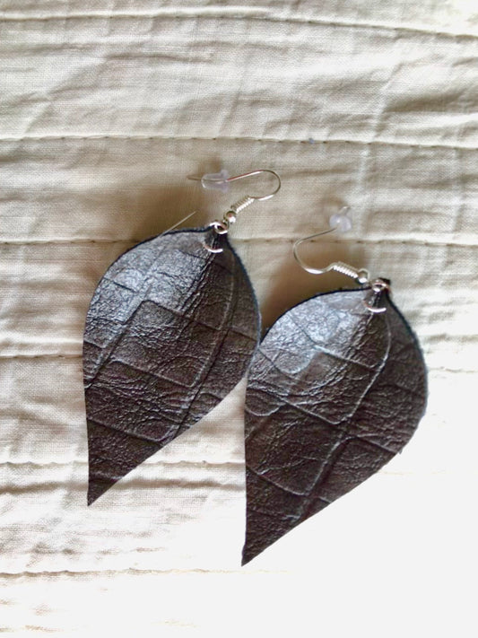 The Maren Handmade Leather Earrings