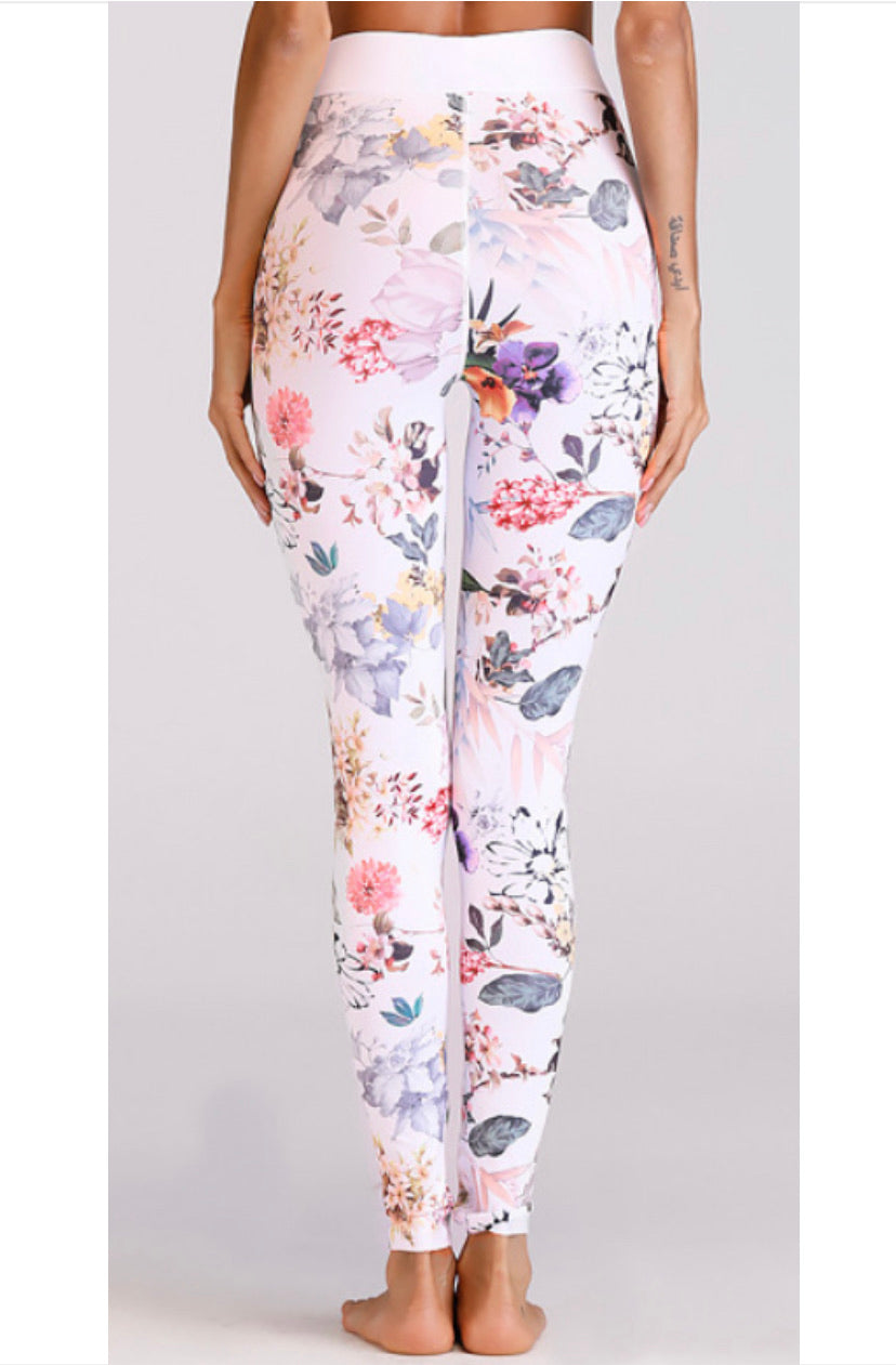 The Wildflower Bloom Athletic Leggings