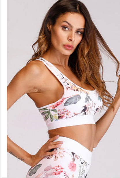 The Wildflower Bloom Athletic Sports Bra