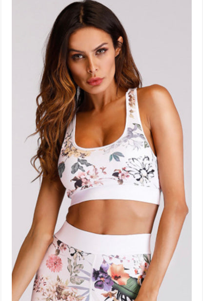 The Wildflower Bloom Athletic Sports Bra