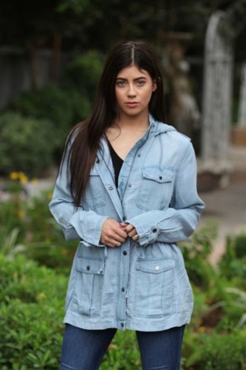 The Blue Ridge Lightweight Denim Utility Jacket