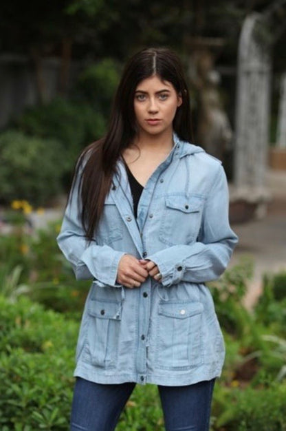 The Blue Ridge Lightweight Denim Utility Jacket