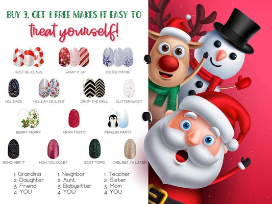 The Winter Hearth Holiday Nail Strips