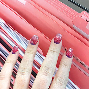 The Starlit Glitter Nail Strips