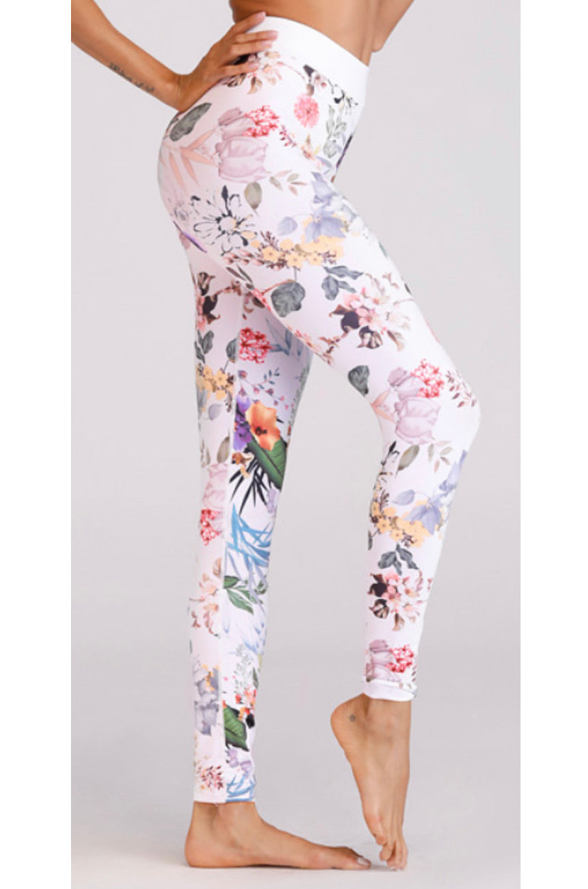 The Wildflower Bloom Athletic Leggings